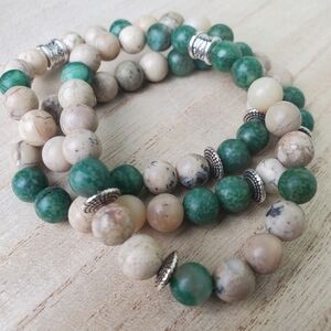 Beaded Stretch Bracelet Handmae